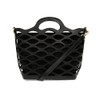 Joy Susan River Laser Cut Tote - Black