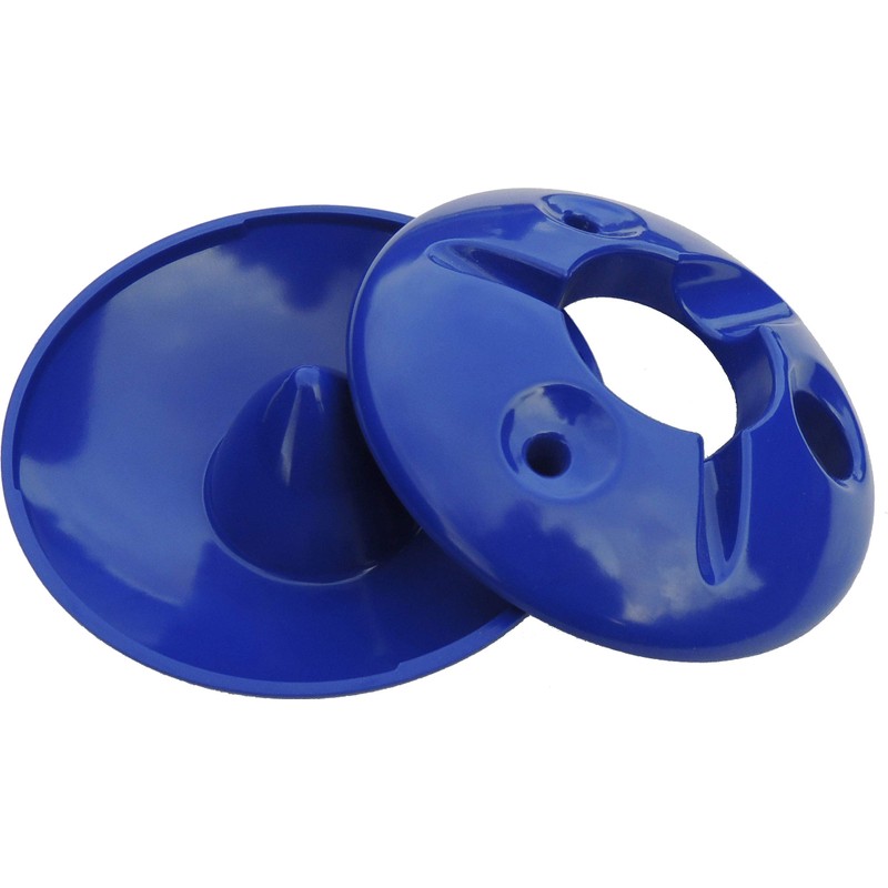 5 Inch Commercial Quality Melamine Windproof Ashtray - Royal Blue