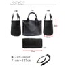[Awesome/O Thumb] Mini tote bag Hour Glass Series Black as