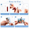 2-Pack Car Sun Visor Photo Holders, Scalloped Acrylic Magnetic Frames