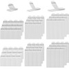 36 Pairs Poster Hangers, Picture Mounting Strips, for Picture Frames,