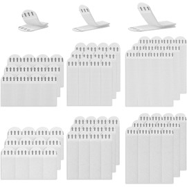 36 Pairs Poster Hangers, Picture Mounting Strips, for Picture Frames, Wall Clocks, Wall Mirrors