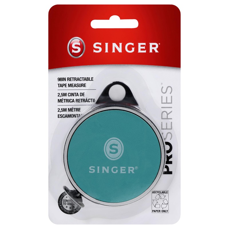 Singer 50003 ProSeries Cinta métrica retráctil, 96 Pulgadas, Color Verde