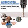 Bestgle 50 Pcs Mini Twist Drill Bit Set Titanium Coated