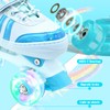 SMOOJOY Roller Skates for Girls Kids Boys,4 Size Adjustable Indoor