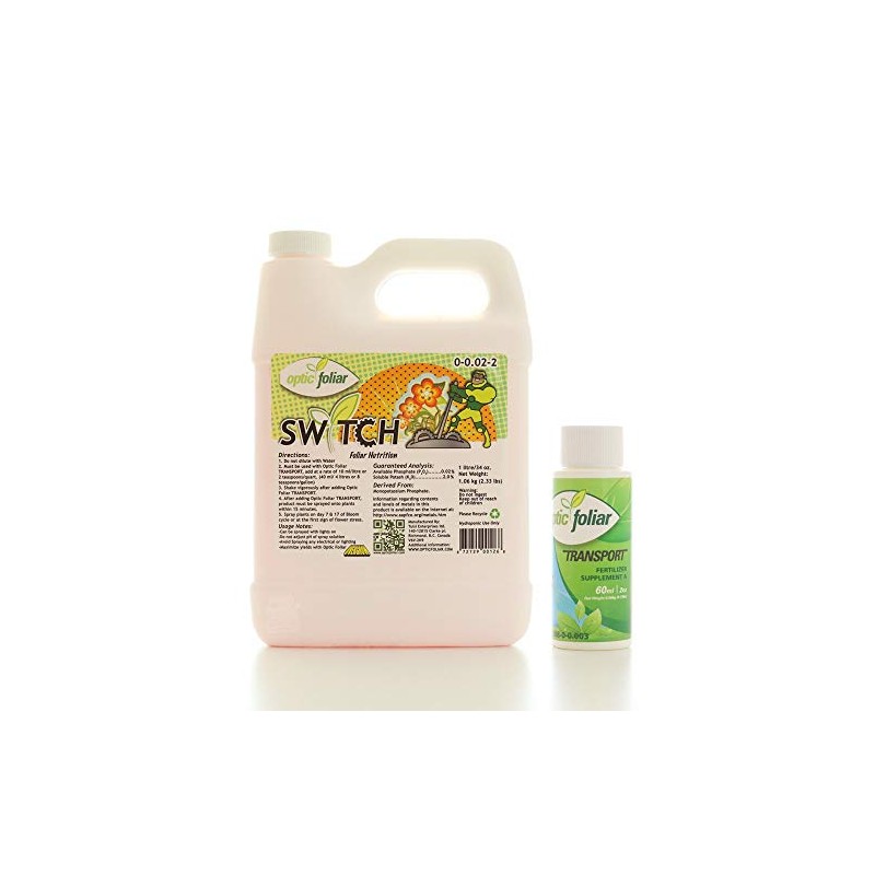 Optic Foliar Switch 1L and 60ml Transport