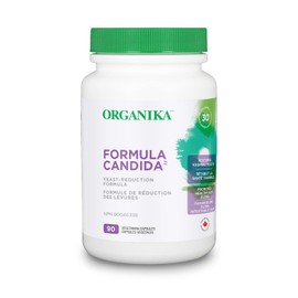 Organika Formula Candida- Yeast Reduction Formula, Feminine Health Support, Probiotics, All Natural Herbal Blend- 90vcaps