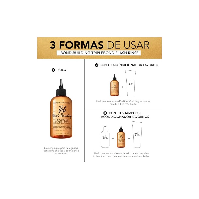 Bumble and Bumble Enjuague Flash TripleBond para cabello dañado