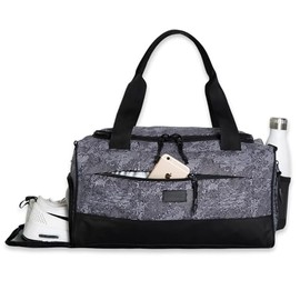 Vooray 22L Boost Duffle Bag – Small Gym Bag for Men and Women, Lightweight Travel Duffel with Shoe Compartment, Durable Sports Tote for Fitness, Training, Overnight Use, and Weekend Trips