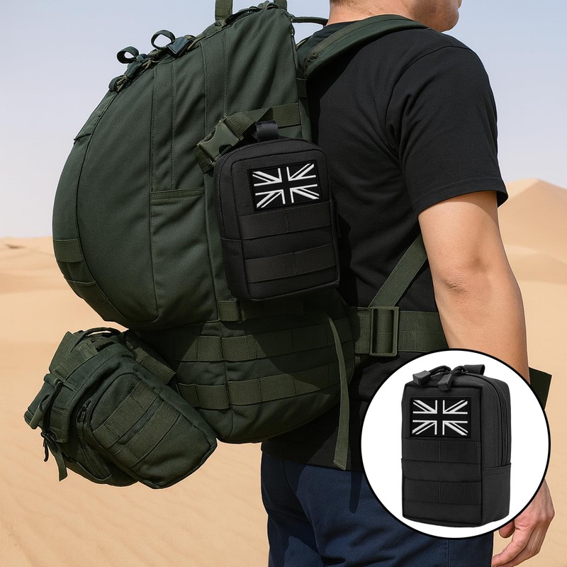 1 PCS Tactical Pouch with Belt Loop for Military and