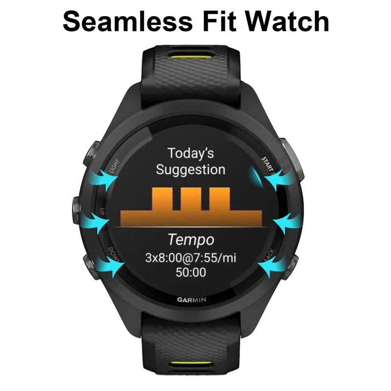 Screen Protector for Garmin Forerunner 265s, GEJEFA [3 Pack] HD