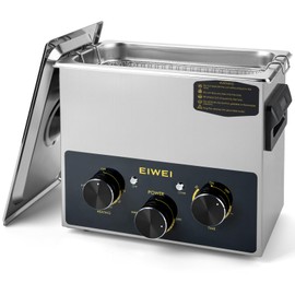 EIWEI 3L Ultrasonic Cleaner Professional Adjustable Power Ultrasonic Cleaner Machine Knob Jewelry Cleaner Heater Timer for Carburetor, Jewelry, Glasses, Dentures, Circuit Boards, Automotive Parts.