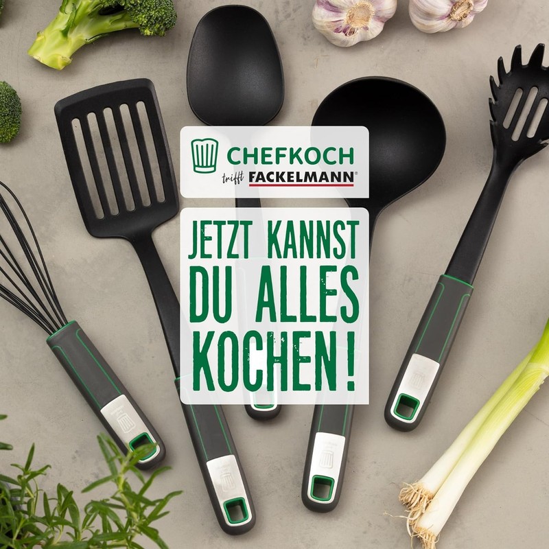 FACKELMANN Chefkoch Meets Ladle - Ideal for Serving and Scouring