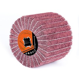 Sanding Roller Brush, Synthetic Fibre Brush for Satin Machine, Sanding Rollers 120 Grit for Wood, Metal, Stone Surfaces, Renovated, Satin Pattern