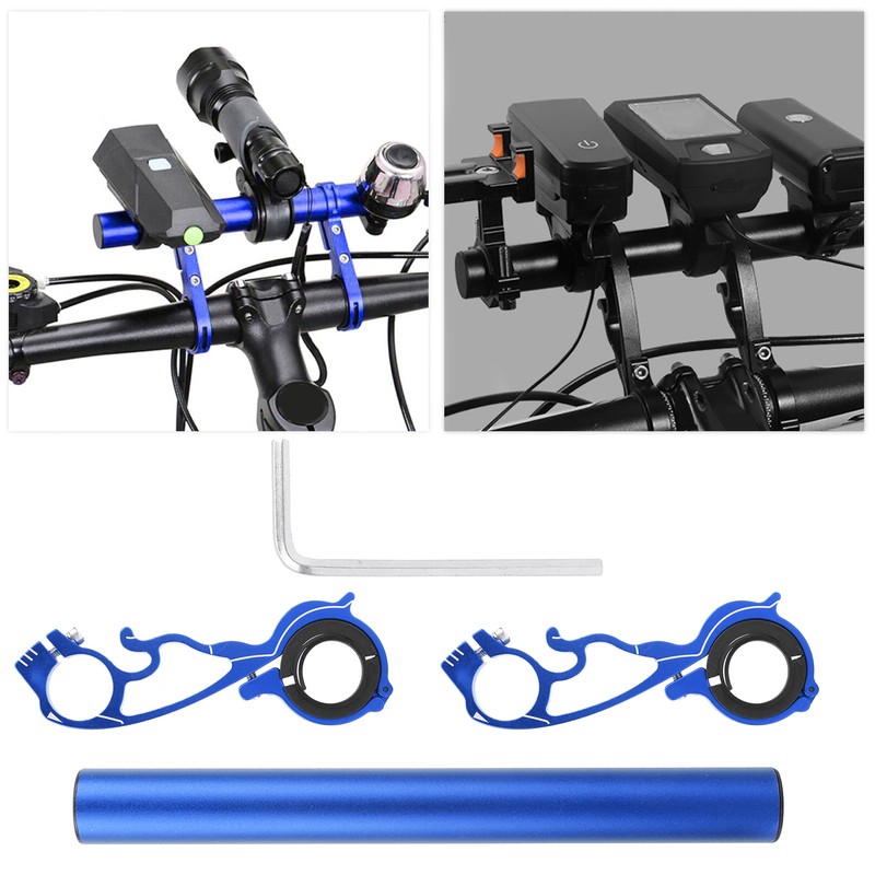 20CM Bike Handlebar Extender Bicycle Aluminum Alloy Handlebar Extension Bracket