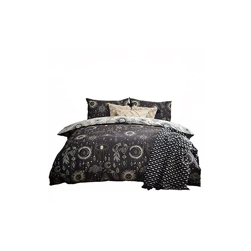 furn. Constellation Single Duvet Cover Set, Cotton, Polyester, Multi, 2