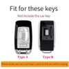 ontto Car Key Case Cowhide Leather Remote Control Cover Fits