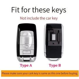 ontto Car Key Case Cowhide Leather Remote Control Cover Fits Rolls-Royce Ghost Phantom Dawn Cullinan Spectre Wraith Black Badge Key Case Key Fob B Black