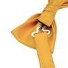 Mens Solid Gold Bow tie for Wedding Pre-tied Yellow Bowtie