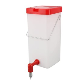 Chick Waterer with Versatile Nipple Drinker and Anti Roost Cone Chicken Nipple Waterer Hanging, Leak Proof Chicken Feeder Waterer for Chicks, Quail, Pigeons, Doves, Birds (1L)