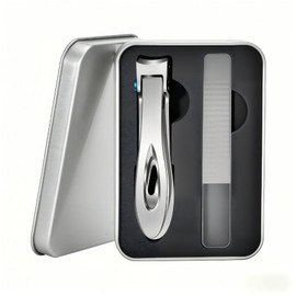 Thick hand toenail clippers set, set of 2, silver / 두꺼운 손 발톱깎이 세트, 2세트, 실버