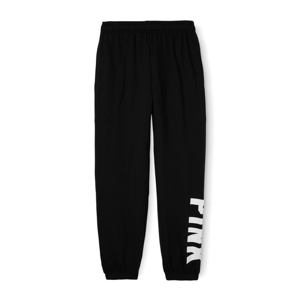Victoria's Secret Women's Pink Logo Campus Sweatpants, Womens Sweatpants, Logo
