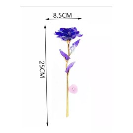 Especial led flower Flor Rosa Tornasol Galaxia Con Luz Led Magic Flower Morada