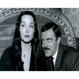 Morticia & Gomez Addams Family 8 x 10 Photograph Photo Picture Carolyn Jones