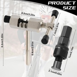 CZAYEFNH Bike Tools,Road and Mountain Bicycle Chain Repair Tool, Bike Chain Splitter Cutter Breaker, Bicycle Remove and Install Chain Breaker Spliter Chain Tool