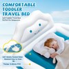 CHERIMOR Inflatable Toddler Travel Bed with Safety Bumpers & Electric