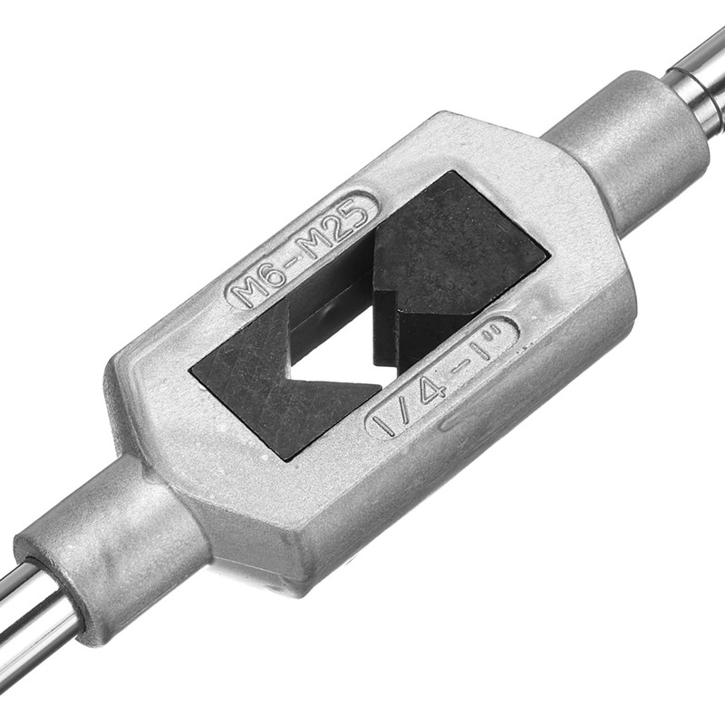 uxcell Adjustable Tap Wrench Handle, for Metric M6-M25 W1/4-1 Taps,