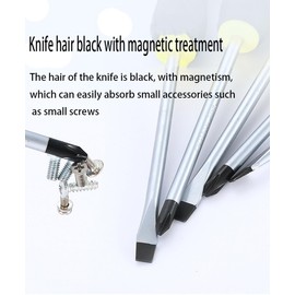 Flat head screwdriver, Phillips screwdriver, long handle screwdriver, suitable for car repair, plumbing repair, toy repair