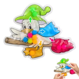 Asitanie Autism Toy, Autism, Colour Sorting Toy, 4 Colours, Gel Filled Sensory Toys, Colour Sorting Toy for Squeezing and Kneading, Attention Deficit/Hyperactivity Disorder