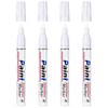 DAPAWIN White Paint Pen Permanent Marker Waterproof 4 Pack Outdoor
