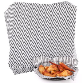 GeeRic Waxed Deli Paper Sheets 12 * 12 Inch, 200 Pcs Food Basket Liners for Sandwiches, Burgers, Wave Deli Wrap Wax Paper Sheets Black