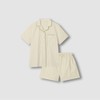 JAJU [JAJU] ★Online Exclusive★ Men/Women 60s Cotton Line 5-Part/3-Part Pajama