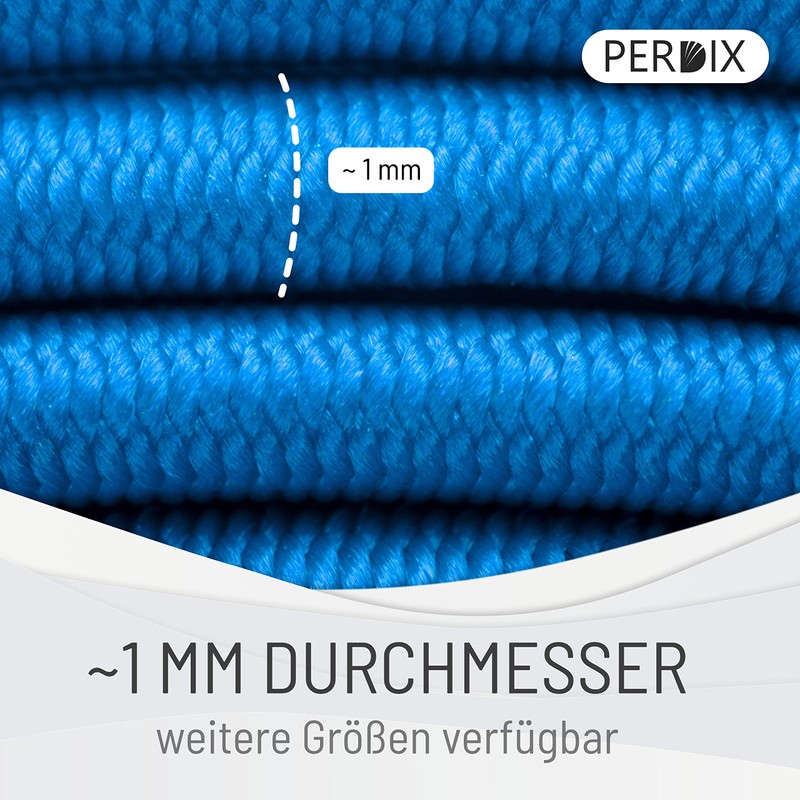 perdix Elastic Cord 1mm 5M Blue Elastic Band for Bracelets