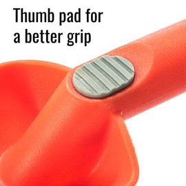 SE 11" Orange Heavy-Duty Nylon Hand Trowel - NPT289OR