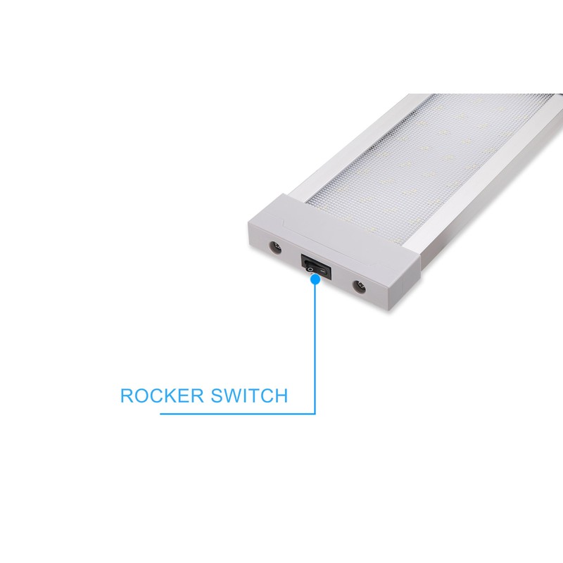 Raycharm RV Camper Under-Cabinet Interior LED Light Fixture 10.2" x
