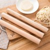 PRETYZOOM Wood Rolling Pin Small Rolling Pin Gnocchi Pasta Dumplings