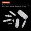 uxcell 8Pcs Plastic Hose Barb Fitting, 3/16" x 3/16" Barb
