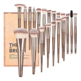 Kit 20 Set De Brochas De Maquillaje Profesional Fcbox Fc5748