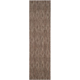 Safavieh Courtyard Collection CY8522-36322 Indoor/ Outdoor Area Rug, 2' 7" x 5', Brown/Brown