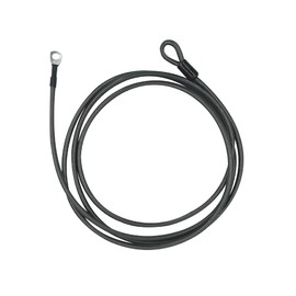 Hyperax Steel Locking Cable (S), Security Cable with Alloy Casting Looped end for Hitch Bikes Racks