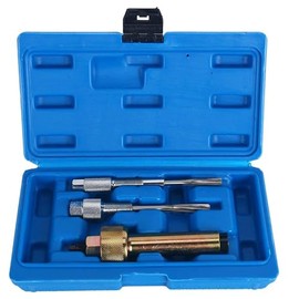 Boxonly Diesel Glow Plug Puller & Reamer Kit – Electrode Extractor & Thread Repair Tool for 10mm Glow Plugs – Fits Select Diesel Engine Applications
