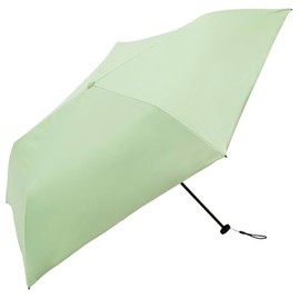 Because Because Folding Umbrella, 19.7 inches (50 cm), UV Protection, Approximately 99.9 % of UV Protection, Lightweight, 4.2 oz (120 g), Parasol, Rain or Shine, Women's, Slim, Stylish, Green,