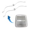 seork Grille Cover Springs Clips Replacement S99140208 (2 Pcs) Fits