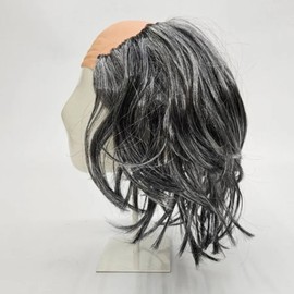 Mappakgi straight hair bald wig gray hair wig funny wig (WFIYMSA) / 마빡이 직모머리 대머리 가발 흰머리가발 웃긴가발 (WFIYMSA)