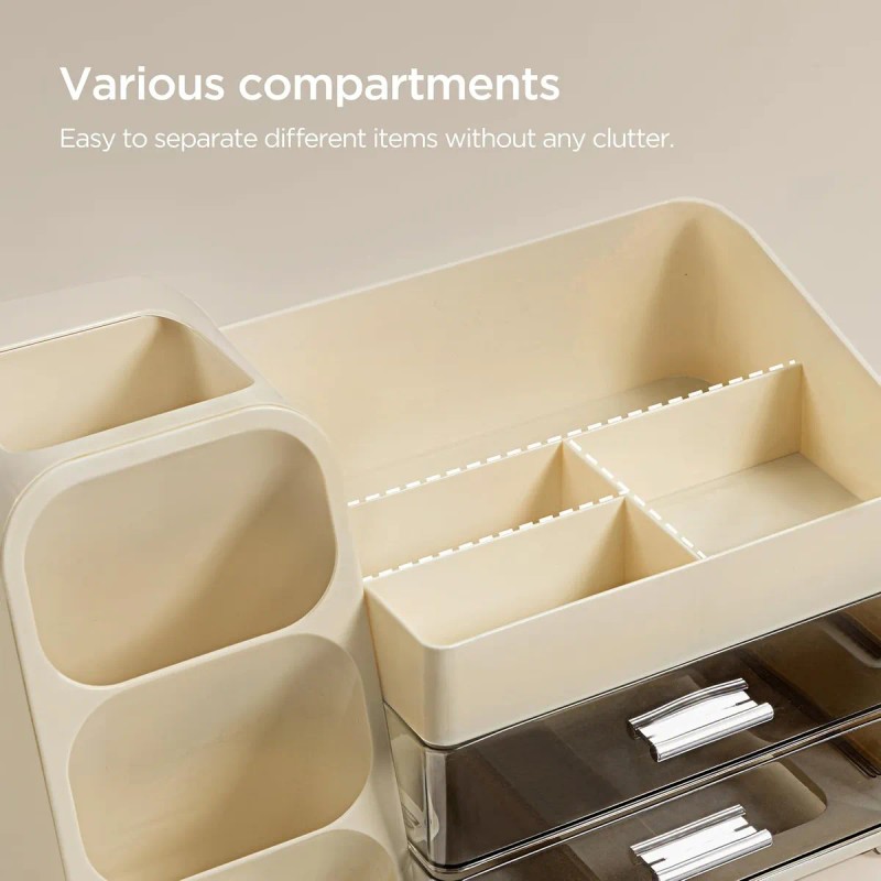 Generic Organizador Con Portabrochas Para Tocador Y Baño