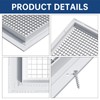 DECOAIRCON Return Air Grille Fits 12'' x 12'' Duct Opening,